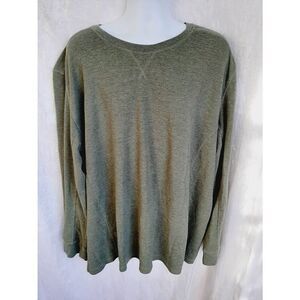 Mason Green mens sz 4X thermal long sleeve shirt